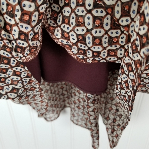 Madewell Silk Midi High Neck Halter Dress Size 6 Y2K Fairy Grunge Whimsigoth - Picture 5 of 11